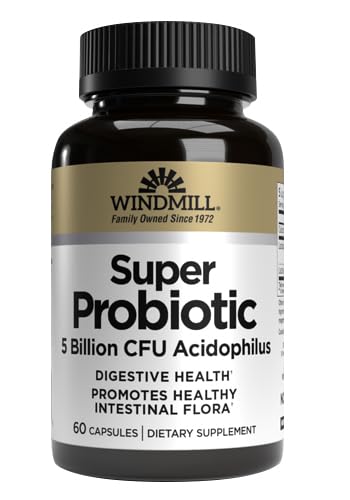Windmill Super Probiotic Plus with Acidophilus 5 Billion CFU - 60 Capsules