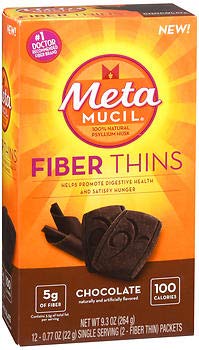 Metamucil Fiber Thins Chocolate - 96 Count