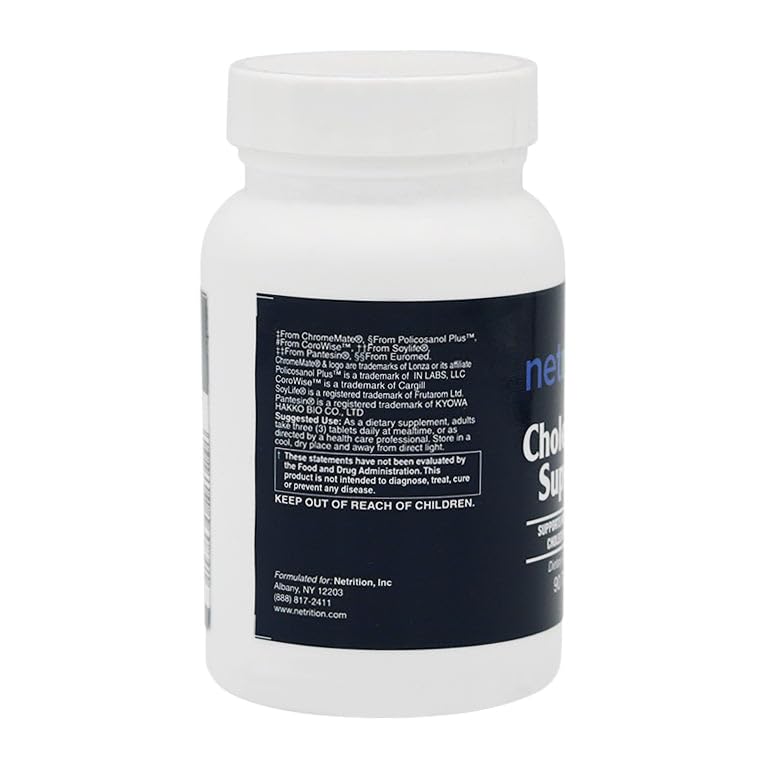 Netrition Cholesterol Support - 90 Tablets - image 4