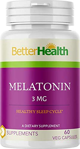 Better Health Melatonin 3 mg - 60 Capsules