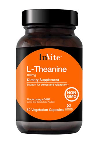 Invite Health L-Theanine Stress & Relaxation Support - 60 Vegetarian Capsules