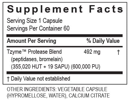 TRANSFORMATION Genesis of Good Health Enzymes Protease - 60 Capsules - image 4