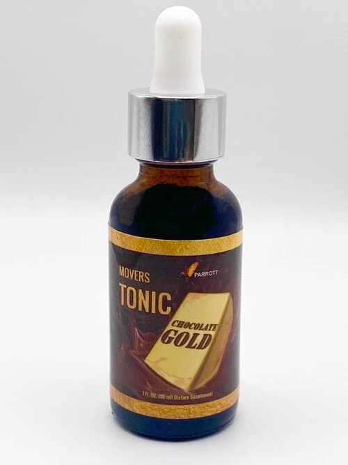 Chocolate Gold Tonic Astragalus, Goji Berry and Chaga Mushroom Liquid - 1 Fl Oz