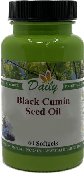 Daily Manufacturing Daily's Black Cumin Seed Oil 500 mg - 60 Softgels