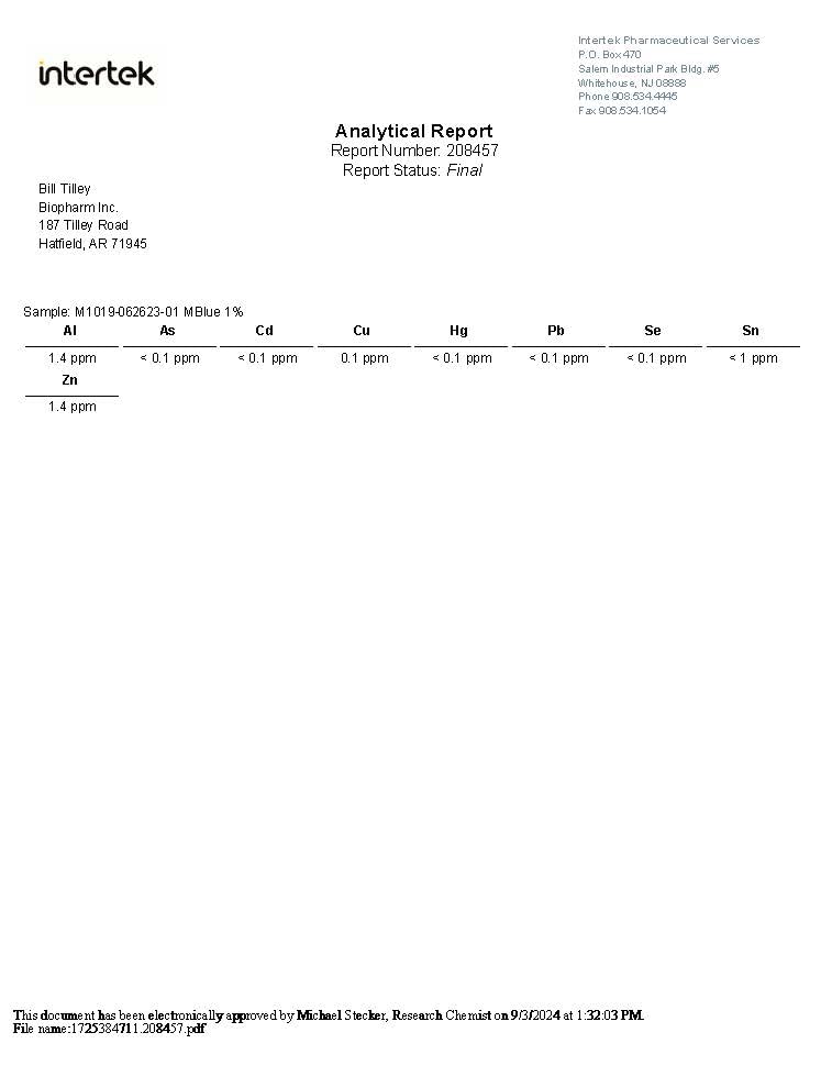 Biopharm Methylene Blue USP Grade 1% - 60 mL - image 3