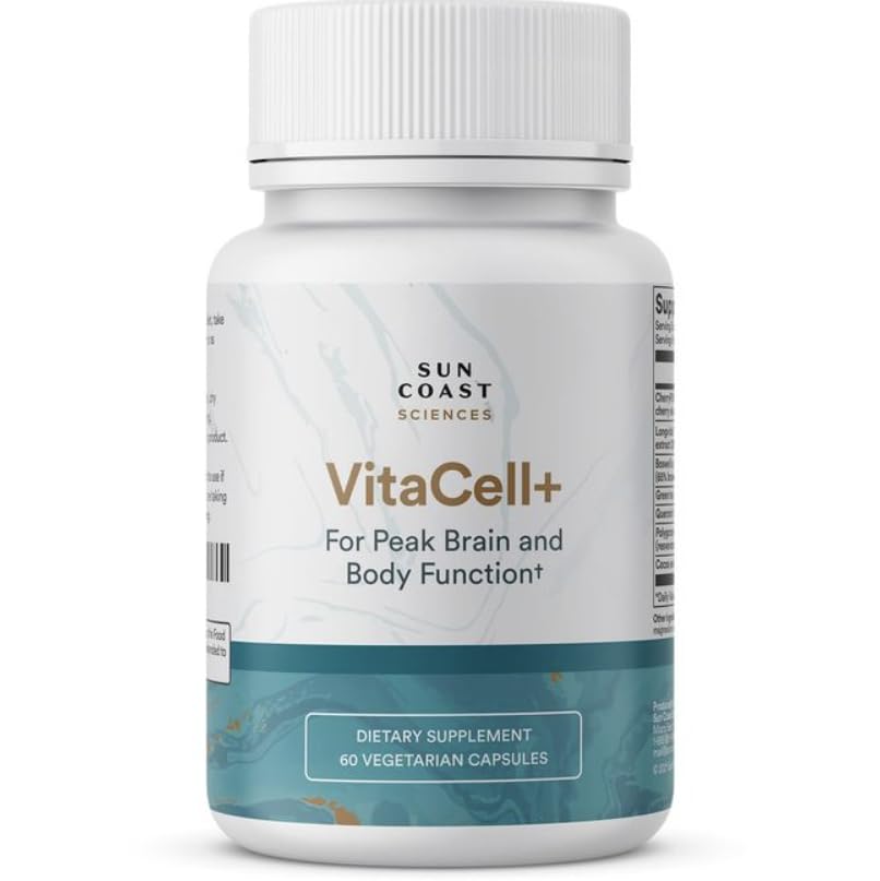 Vitalifi Vitacell+ Longvida Optimized Liposomal Curcumin Capsules - 60 Count