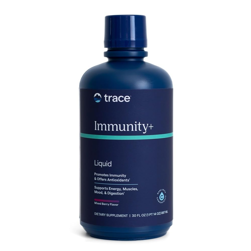 Trace Minerals Liquid Immunity with Elderberry and Zinc - 30 Fl Oz