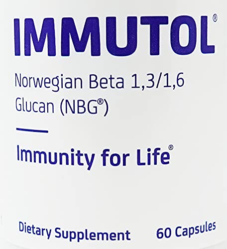 Immutol Norwegian Beta-1,3/1,6-Glucan NBG - 60 Capsules - image 2