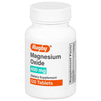 Rugby Magnesium Oxide 400 mg Tablets - 120 Count