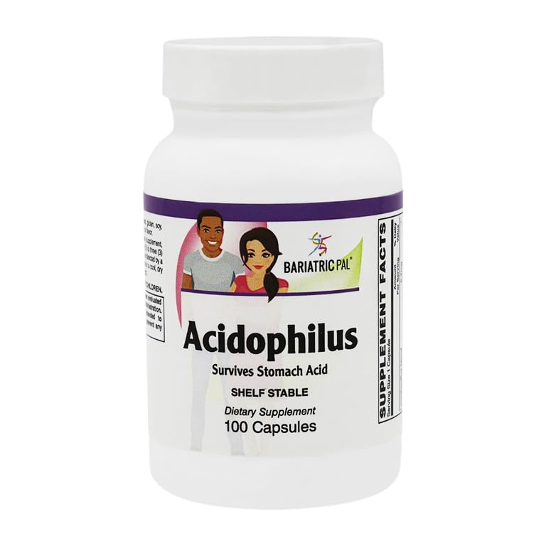 BariatricPal Probiotic Acidophilus 500 Million CFU - 100 Capsules