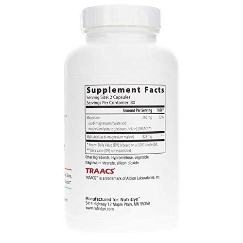 Nutri-Dyn Magnesium Glycinate for Sleep & Heart Health - 160 Capsules - image 2