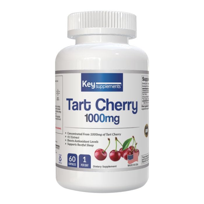 Keysupplement Tart Cherry 1000mg - 60 Capsules
