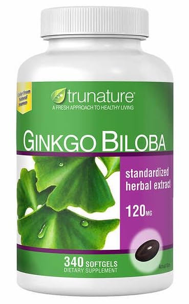 OProCyn Tru Nature Ginkgo Biloba for Brain Health - 340 Softgels