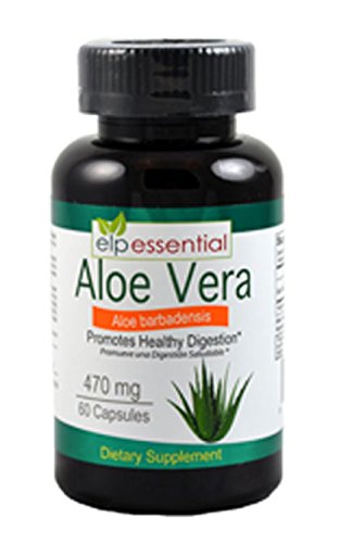 ELP ESSENTIAL Aloe Vera Capsules for Healthy Digestion - 60 Capsules