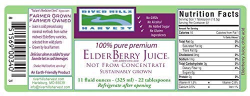 River Hills Harvest Elderberry Juice - 11 Fl Oz - image 4
