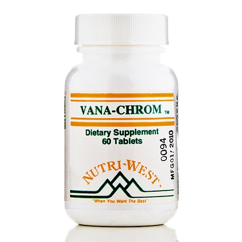 Nutri-West Vana-Chrom Chromium - 60 Tablets