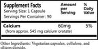 Daily Manufacturing Calcium Orotate - 90 Vegetarian Capsules - image 2