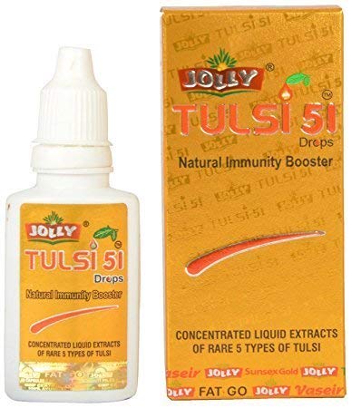 Jolly's Tulsi 51 Drops Natural Immunity Booster - 1 Bottle