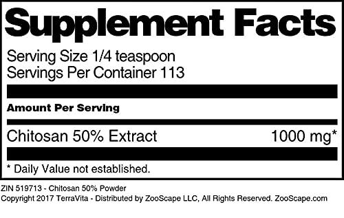 Terravita Chitosan 50% Powder - 4 oz - image 4