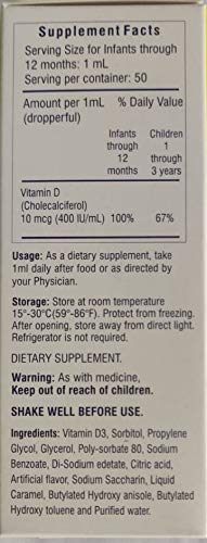 ICOOFLY Pediatric D-Vite Liquid Vitamin D 400 IU/ml - 50 ml - image 4