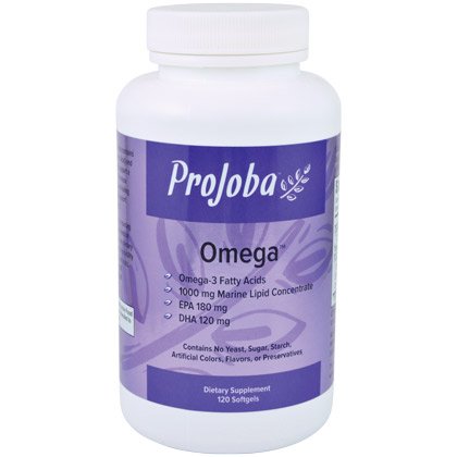 BodyBio PROJOBA Omega 3 Essential Fatty Acids EPA and DHA - 120 Capsules