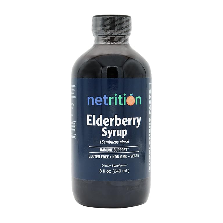 Netrition Elderberry Extract Vegan Syrup - 8 fl. oz