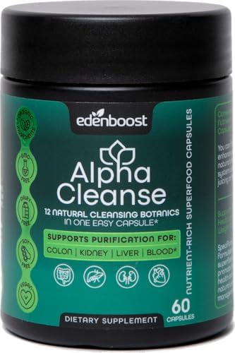 EdenBoost AlphaCleanse Liver Cleanse Detox & Repair - Milk Thistle
