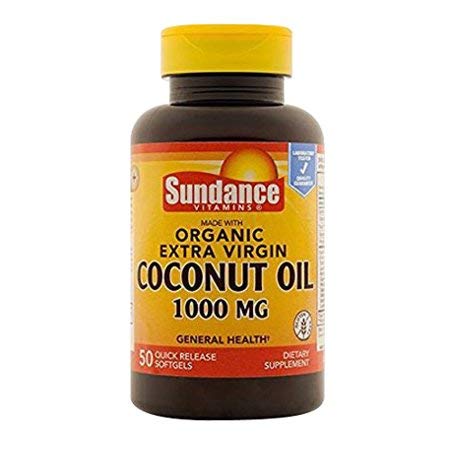 Sundance Extra Virgin Coconut Oil 2000mg - 50 Softgels