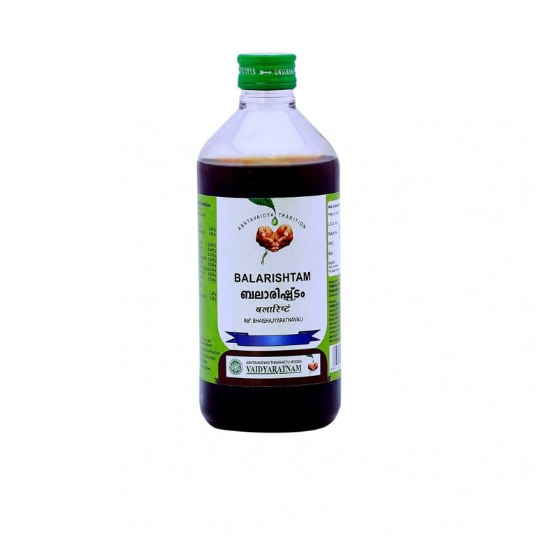 VAIDYARATNAM Balarishtam Ayurvedic Herbal Supplement - 450 mL