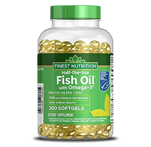 Pousutong Fish Oil 1200 mg Softgels - 200 Count