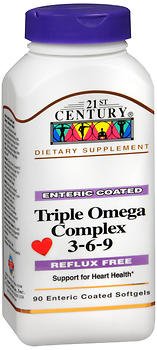 21st Century Triple Omega Complex 3-6-9 - 360 Softgels