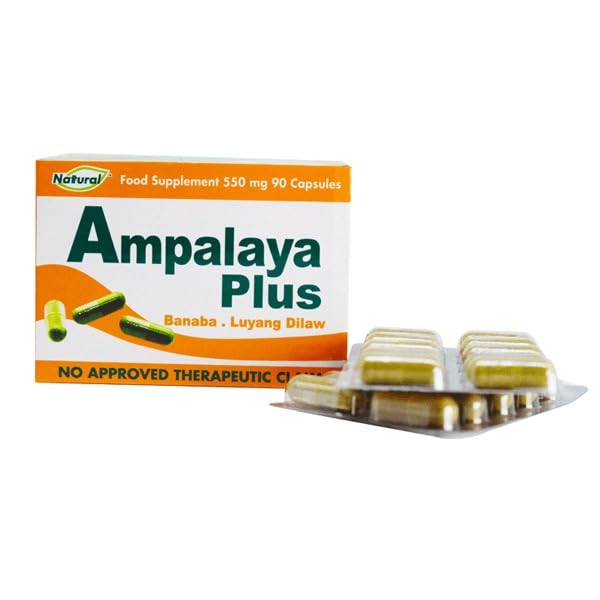 Generic Ampalaya Plus 550mg Herbal Supplement - 90 Capsules - image 2