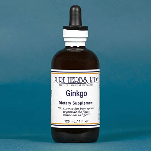Pure Herbs Ginkgo Liquid for Mental Sharpness - 4 fl oz