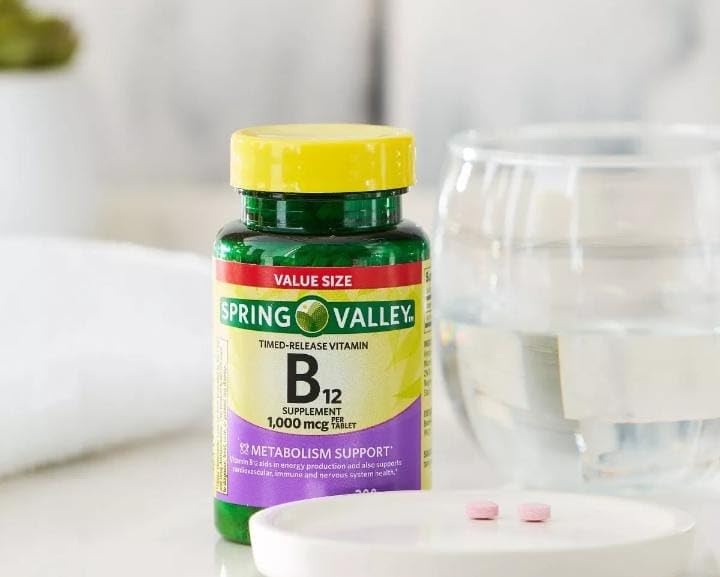 Spring Valley Vitamin B12 Extended Release 1000 mcg - 300 Tablets - image 2