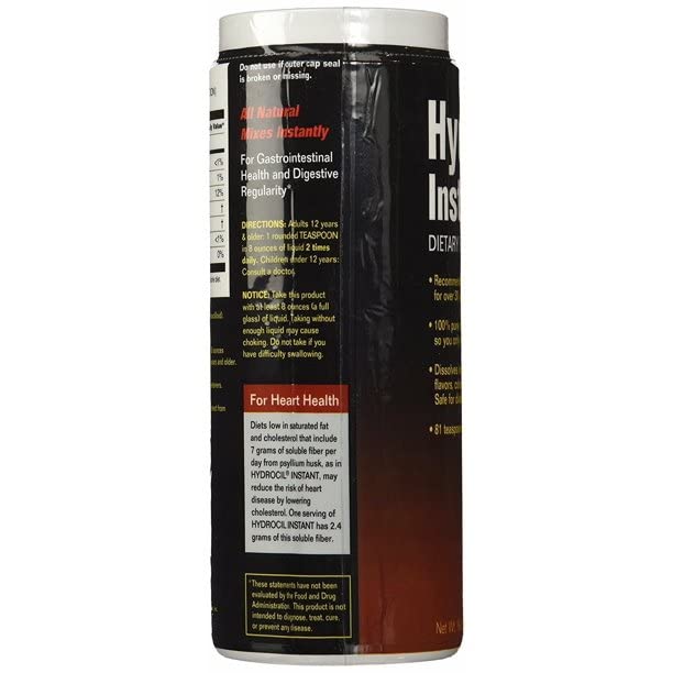 Hydrocil Instant Dietary Fiber Supplement Powder - Pack of 3 - image 4