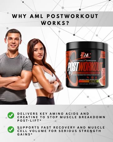 AML Advanced Molecular Labs Postworkout Powder Lean Muscle Growth - 12.3 oz - image 6