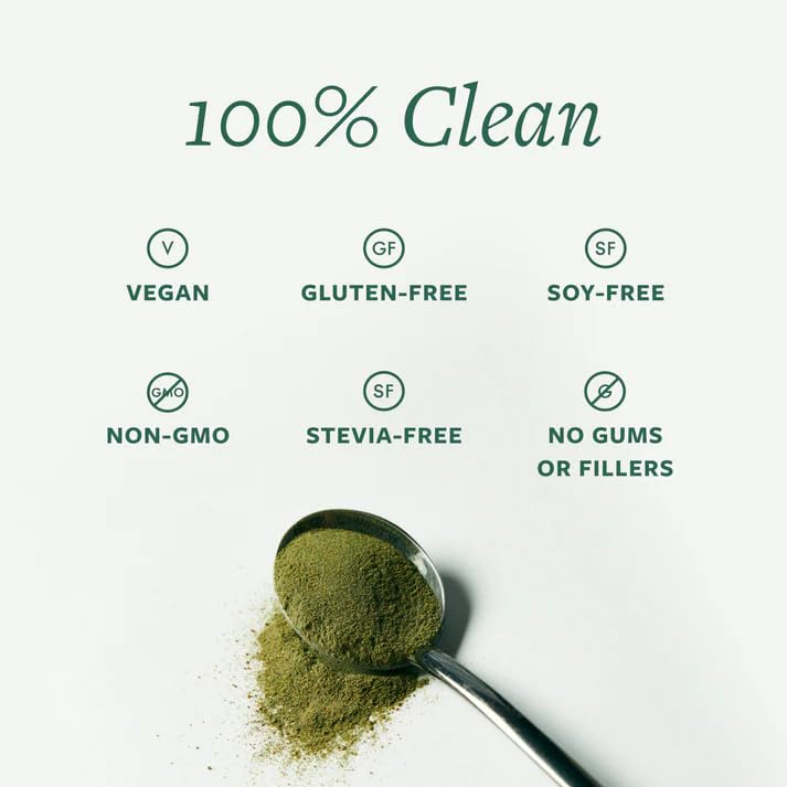 CLEAN Greens Superfood Powder with Probiotics & Adaptogens - 30 Servings - image 5