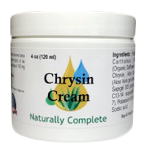 Naturally Complete Chrysin Cream for Men and Women - 4 oz