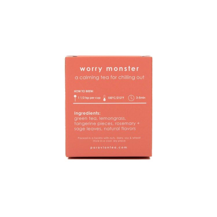 Par Avion Worry Monster Artisan Green Tea - 2 oz Loose Leaves - image 2
