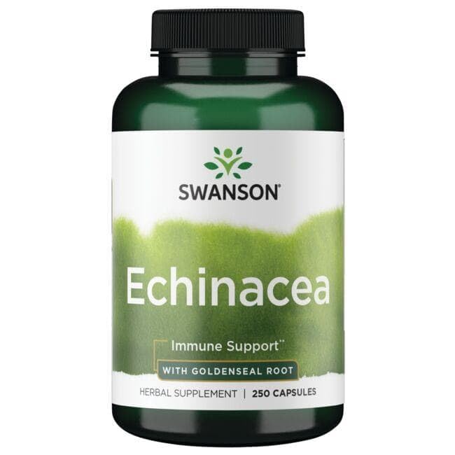 Swanson Echinacea with Goldenseal Root Immune Support - 250 Capsules - image 4
