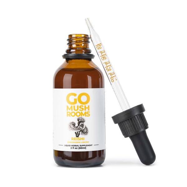 GO Mushrooms Reishi Mushroom Tincture for Rest & Relaxation - 2 fl oz - image 2