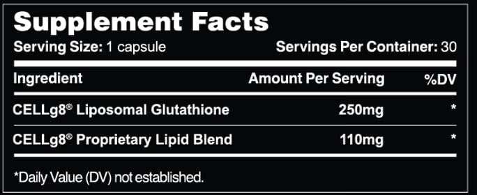 Leviathan Nutrition Liposomal Glutathione Antioxidant - 30 Capsules - image 2