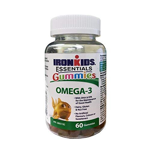 IRONKIDS Omega-3 Gummies Brain & Nervous System Support - 60 Gummies