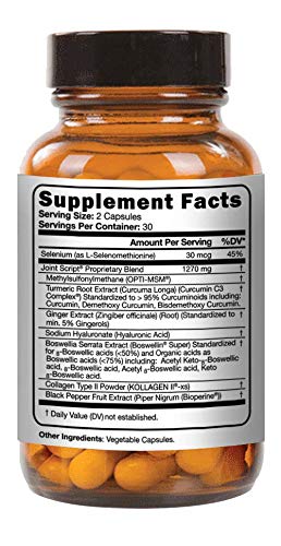 Script Essentials Joint Script Joint Comfort Formula - 60 Capsules - image 2