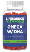LifeSource Vitamins Omega 3-6-9 with DHA - 60 Gummies