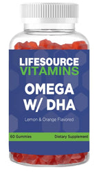 LifeSource Vitamins Omega 3-6-9 with DHA - 60 Gummies