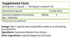 Generic Gudmar Gymnema Sylvestre 500 mg - 60 Vegetarian Capsules - image 2