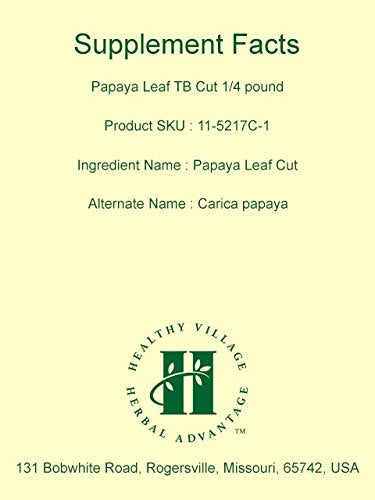 Herbal Advantage Papaya Leaf TB Cut - 1/4 Pound - image 4