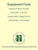 Herbal Advantage Papaya Leaf TB Cut - 1/4 Pound - image 4