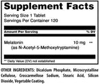 Amazing Formulas Melatonin 10mg Tablets Supplement